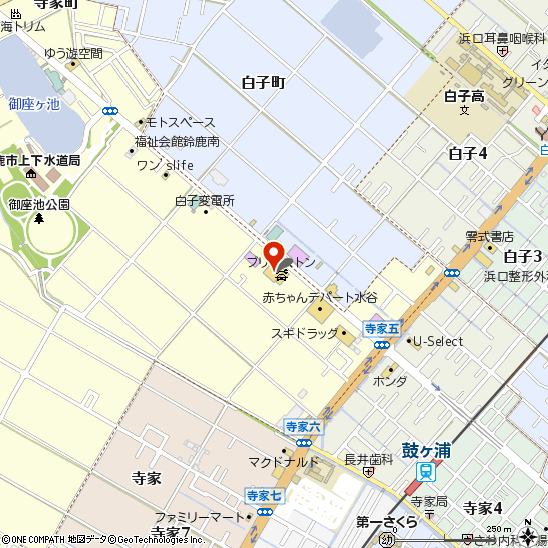 ブリヂストンタイヤサービス中部（株）　鈴鹿店付近の地図